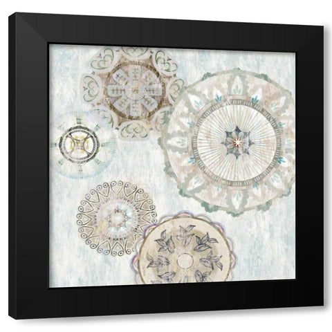 Gears I Black Modern Wood Framed Art Print by Selkirk, Edward