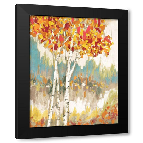 Forest Edge II Black Modern Wood Framed Art Print with Double Matting by Selkirk, Edward