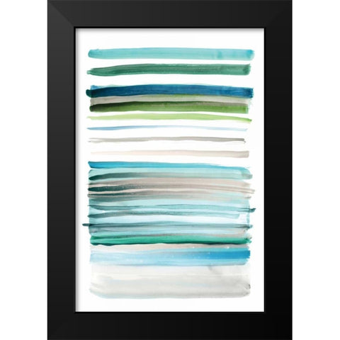 Topaz II Black Modern Wood Framed Art Print by Selkirk, Edward