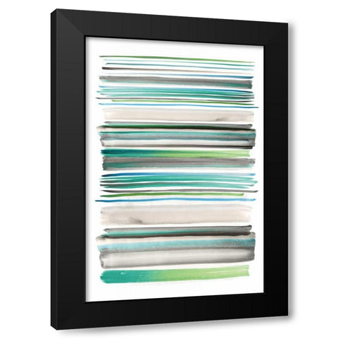 Topaz IV Black Modern Wood Framed Art Print with Double Matting by Selkirk, Edward
