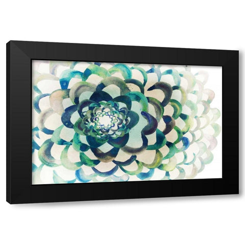 Lotus Black Modern Wood Framed Art Print by Selkirk, Edward