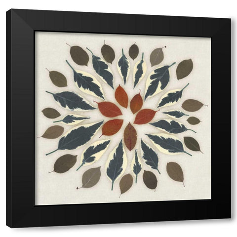 Wreath I Black Modern Wood Framed Art Print by Selkirk, Edward