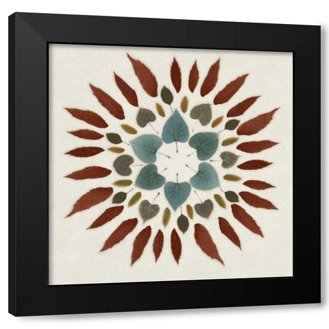 Wreath III Black Modern Wood Framed Art Print with Double Matting by Selkirk, Edward