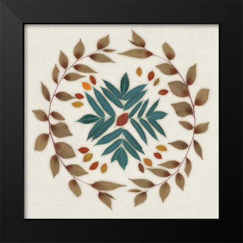 Wreath IV Black Modern Wood Framed Art Print by Selkirk, Edward