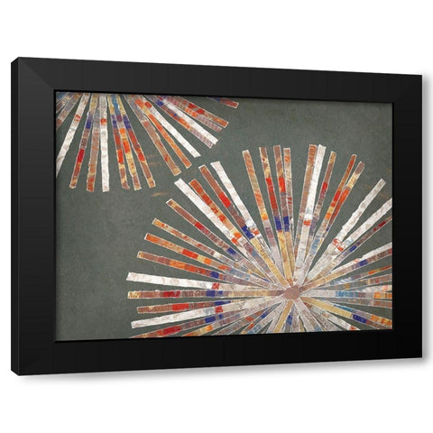 Disk I Warm Version Black Modern Wood Framed Art Print by Selkirk, Edward