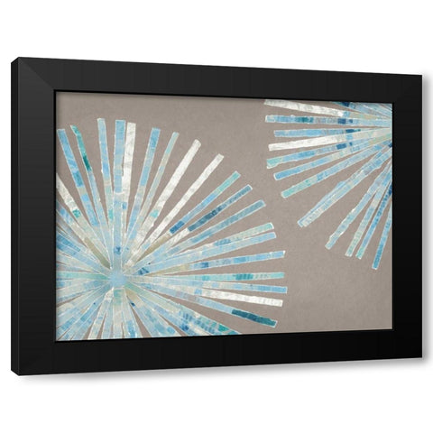 Disk II Black Modern Wood Framed Art Print with Double Matting by Selkirk, Edward