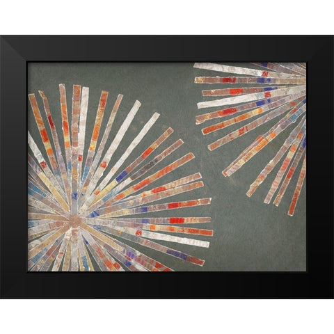 Disk II Warm Version Black Modern Wood Framed Art Print by Selkirk, Edward