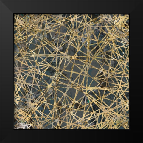 Tinge of Gold II Black Modern Wood Framed Art Print by Selkirk, Edward
