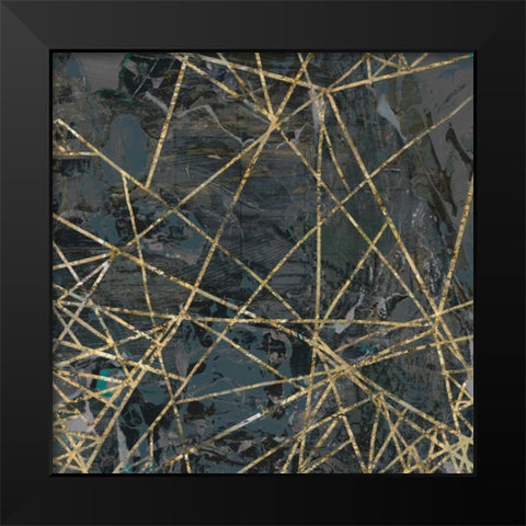 Tinge of Gold IV Black Modern Wood Framed Art Print by Selkirk, Edward