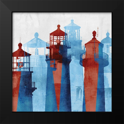 Lighthouse I  Black Modern Wood Framed Art Print by Selkirk, Edward