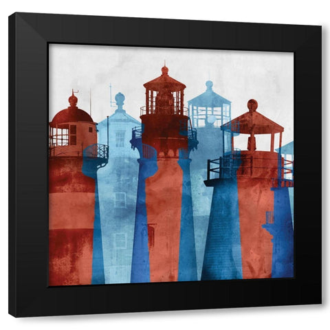 Lighthouse II  Black Modern Wood Framed Art Print by Selkirk, Edward