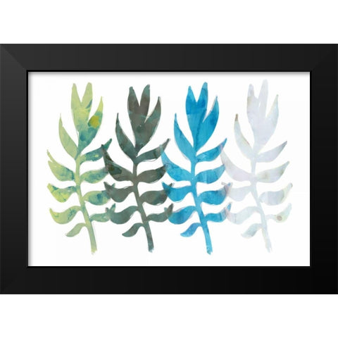 Progression Black Modern Wood Framed Art Print by Selkirk, Edward