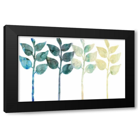 Queued Black Modern Wood Framed Art Print by Selkirk, Edward