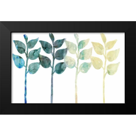 Queued Black Modern Wood Framed Art Print by Selkirk, Edward