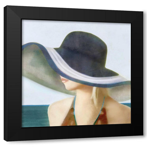 Beth Black Modern Wood Framed Art Print with Double Matting by Selkirk, Edward