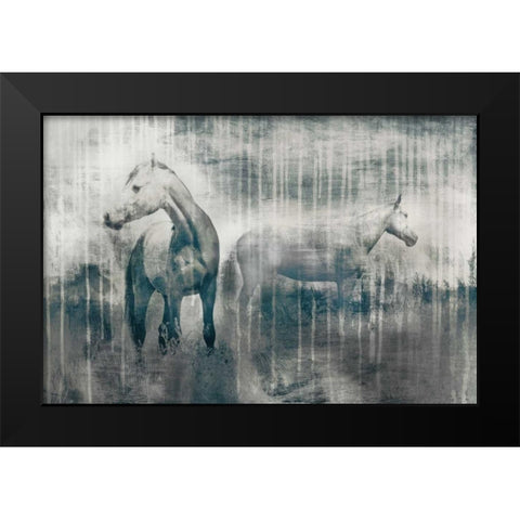 Grey Serenade Black Modern Wood Framed Art Print by Selkirk, Edward