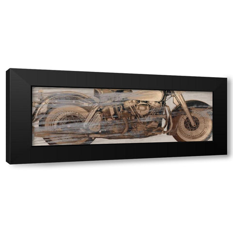 Stardust Blends Black Modern Wood Framed Art Print with Double Matting by Selkirk, Edward