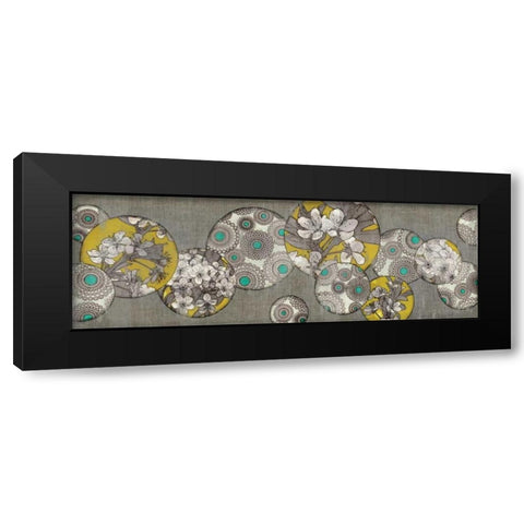 Blossom Bubbles II Black Modern Wood Framed Art Print with Double Matting by Selkirk, Edward