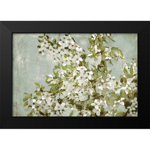 Mint Blossom Black Modern Wood Framed Art Print by Selkirk, Edward