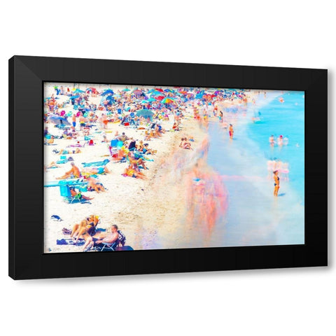 Beach II Black Modern Wood Framed Art Print by Stahl, David