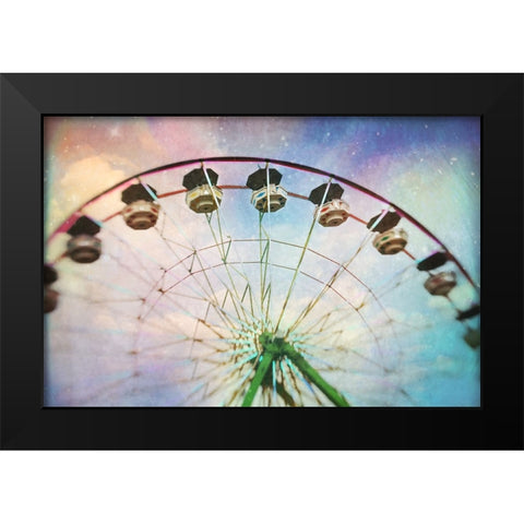Way up Yonder Black Modern Wood Framed Art Print by Cook, Sylvia