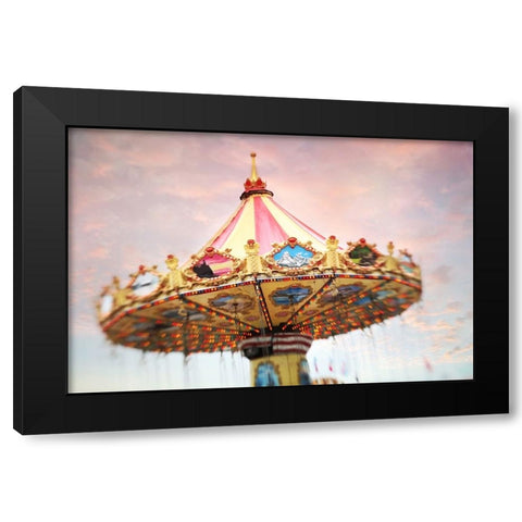 Dusk at the Fair Black Modern Wood Framed Art Print with Double Matting by Cook, Sylvia