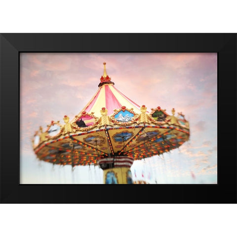 Dusk at the Fair Black Modern Wood Framed Art Print by Cook, Sylvia