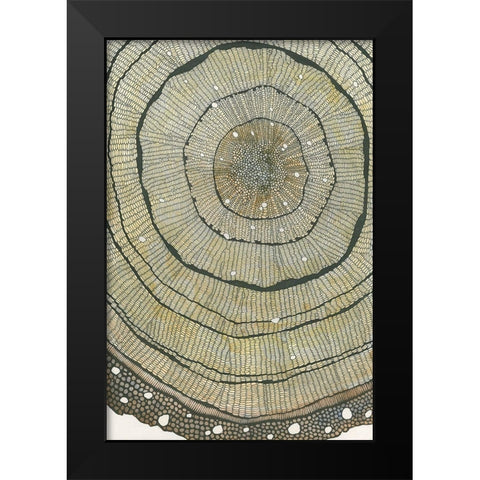 Fir Black Modern Wood Framed Art Print by Pellisier, Sandrine