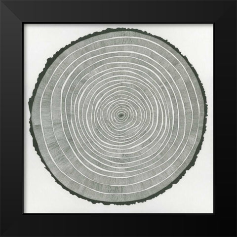 Tree Theory Black Modern Wood Framed Art Print by Pelliser, Sandrine