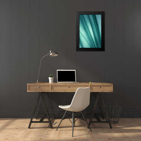 Tilting Blades  Black Modern Wood Framed Art Print by Schwartz, Don