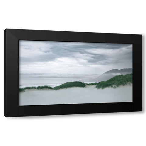 Along the Dunes  Black Modern Wood Framed Art Print by Schwartz, Don
