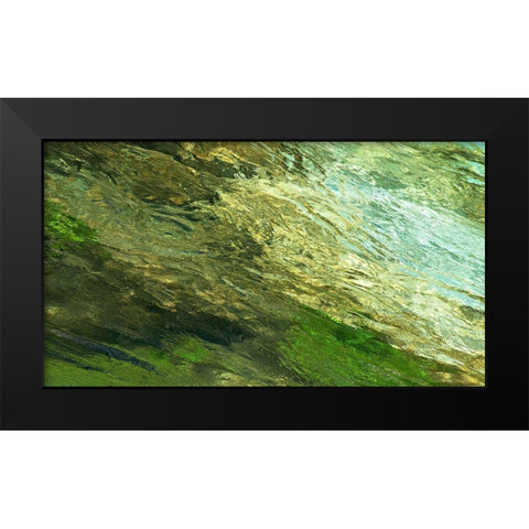 Fontaine Abstract I Black Modern Wood Framed Art Print by Crainford, Steven
