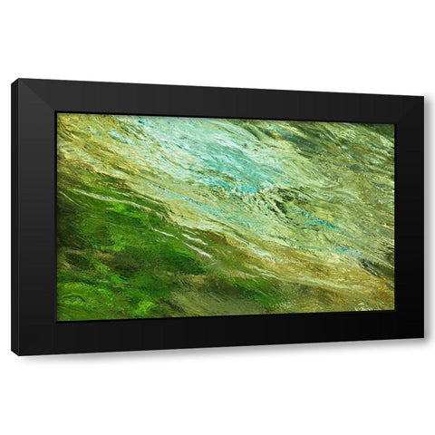 Fontaine Abstract II Black Modern Wood Framed Art Print with Double Matting by Crainford, Steven
