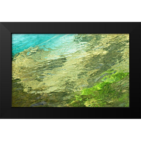 Fontaine Abstract III Black Modern Wood Framed Art Print by Crainford, Steven