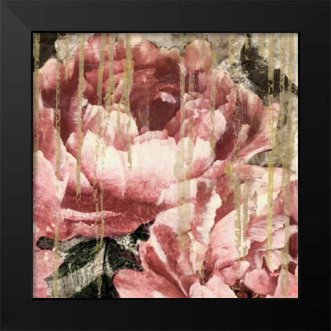 Adore II Black Modern Wood Framed Art Print by Theodosiu, Matina