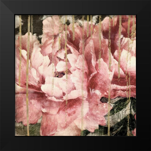 Adore III Black Modern Wood Framed Art Print by Theodosiu, Matina