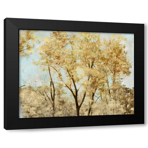 Gold Guard Black Modern Wood Framed Art Print by Theodosiu, Matina
