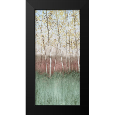 Late Sunday Black Modern Wood Framed Art Print by Theodosiou, Matina