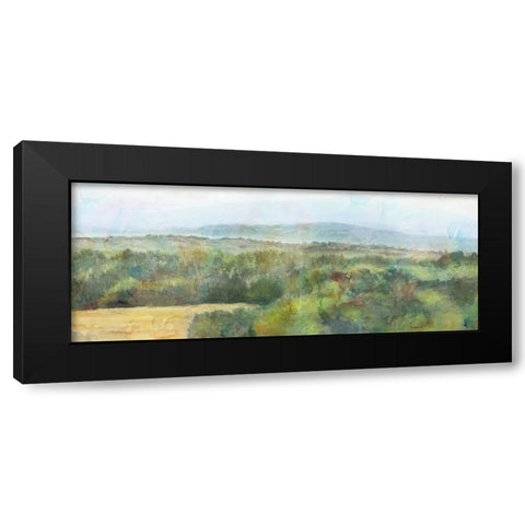 Sage View Black Modern Wood Framed Art Print by Theodosiou, Matina