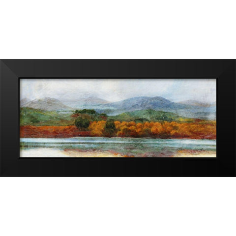 Autumn Afternoon  Black Modern Wood Framed Art Print by Theodosiou, Matina