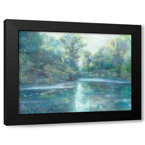 By the Marsh Black Modern Wood Framed Art Print by Theodosiou, Matina