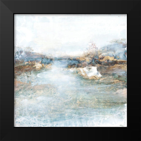 Morning Song II Black Modern Wood Framed Art Print by Theodosiou, Matina