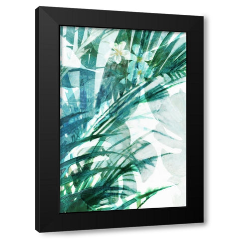 Through the Tropic Black Modern Wood Framed Art Print with Double Matting by Theodosiou, Matina