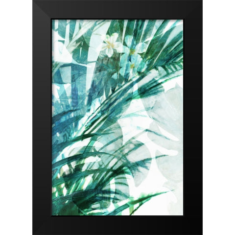 Through the Tropic Black Modern Wood Framed Art Print by Theodosiou, Matina