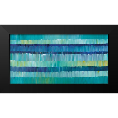 Port Credit Black Modern Wood Framed Art Print by Gress, Thomas