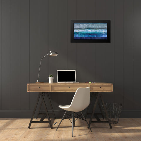 Latitudes Black Modern Wood Framed Art Print by Gress, Thomas