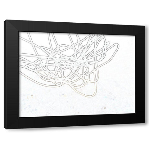 Neutral Swirls II  Black Modern Wood Framed Art Print by Trimmel, Petra