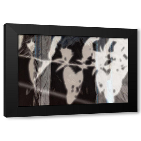 Trailing Vines I Black Modern Wood Framed Art Print by Trimmel, Petra