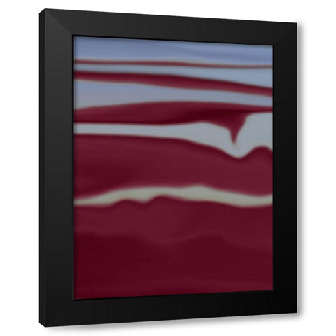 Sandstorm Black Modern Wood Framed Art Print by Petra Trimmel
