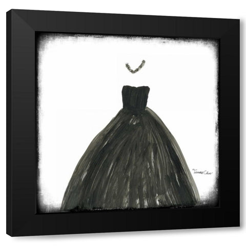Black Dress III Black Modern Wood Framed Art Print with Double Matting by Cohen, Tamara